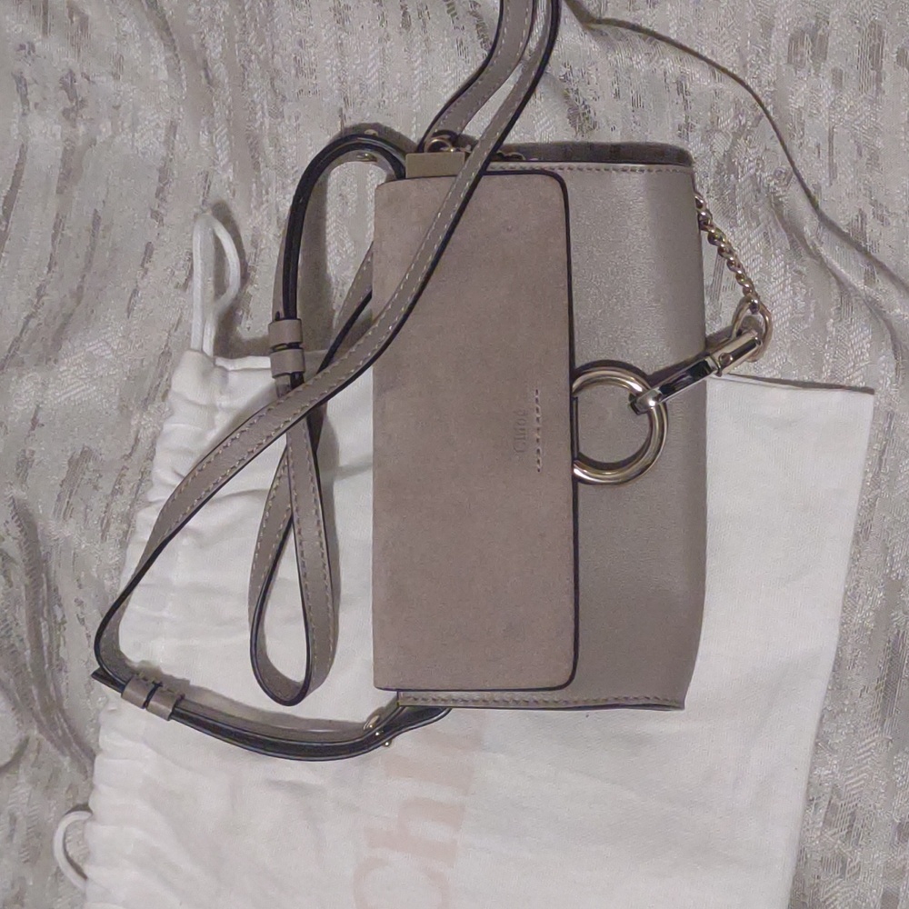 NWT Chloé | Suede Calfskin Mini Shoulder Bag (Original Dustbag included) 7x3.5in